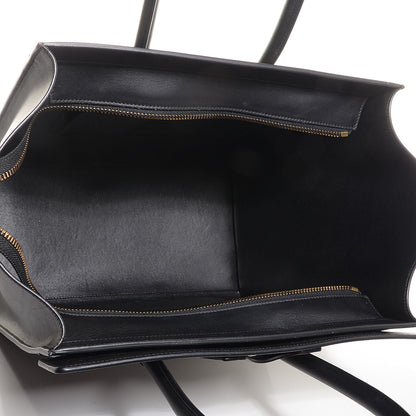 Celine Smooth Calfskin Mini Luggage Black 5 of 9