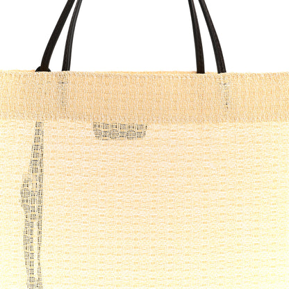 The Row Mesh Saddle Calfskin Mini Barn Tote Bag Ivory 8 of 10