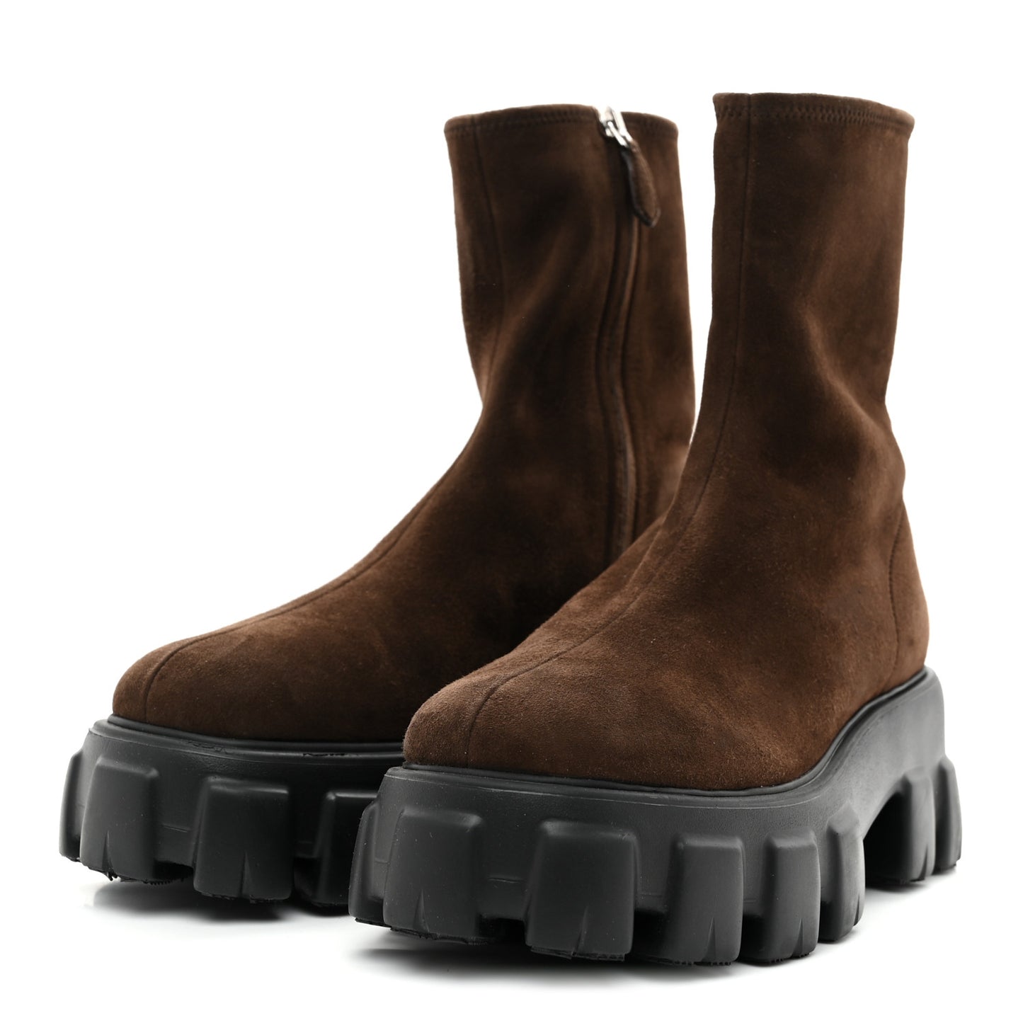 Suede Monolith Chelsea 55mm Boots 37 Moro