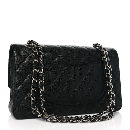 Chanel Caviar Quilted Medium Double Flap Black 3 of 11