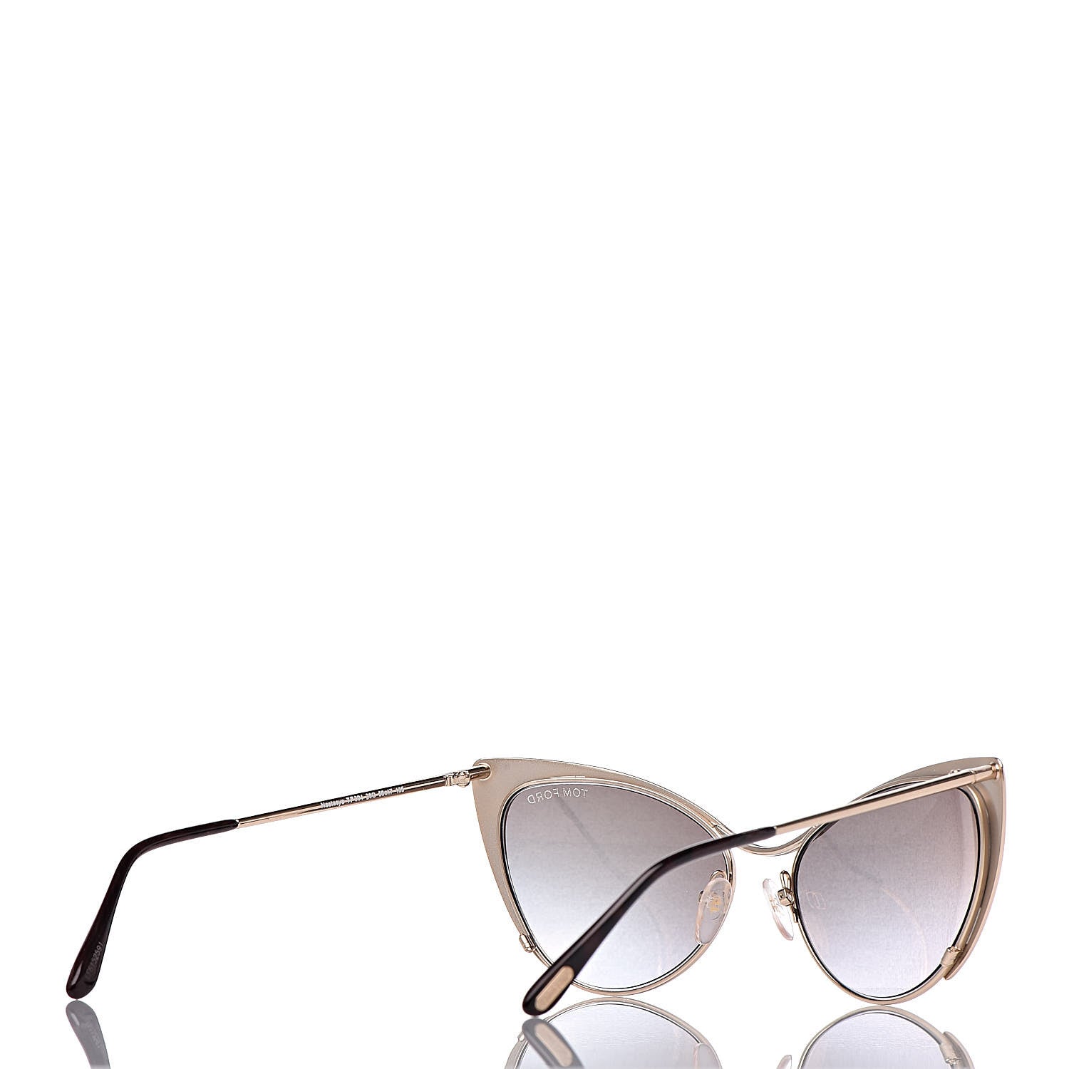 Tom Ford Nastasya Cat Eye Sunglasses TF304 Gold 4 of 6