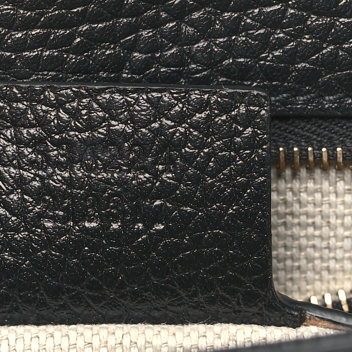 Gucci Pebbled Calfskin Medium Soho Flap Crossbody Black 7 of 10