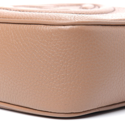 Gucci Pebbled Calfskin Small Soho Disco Bag Camelia 10 of 14