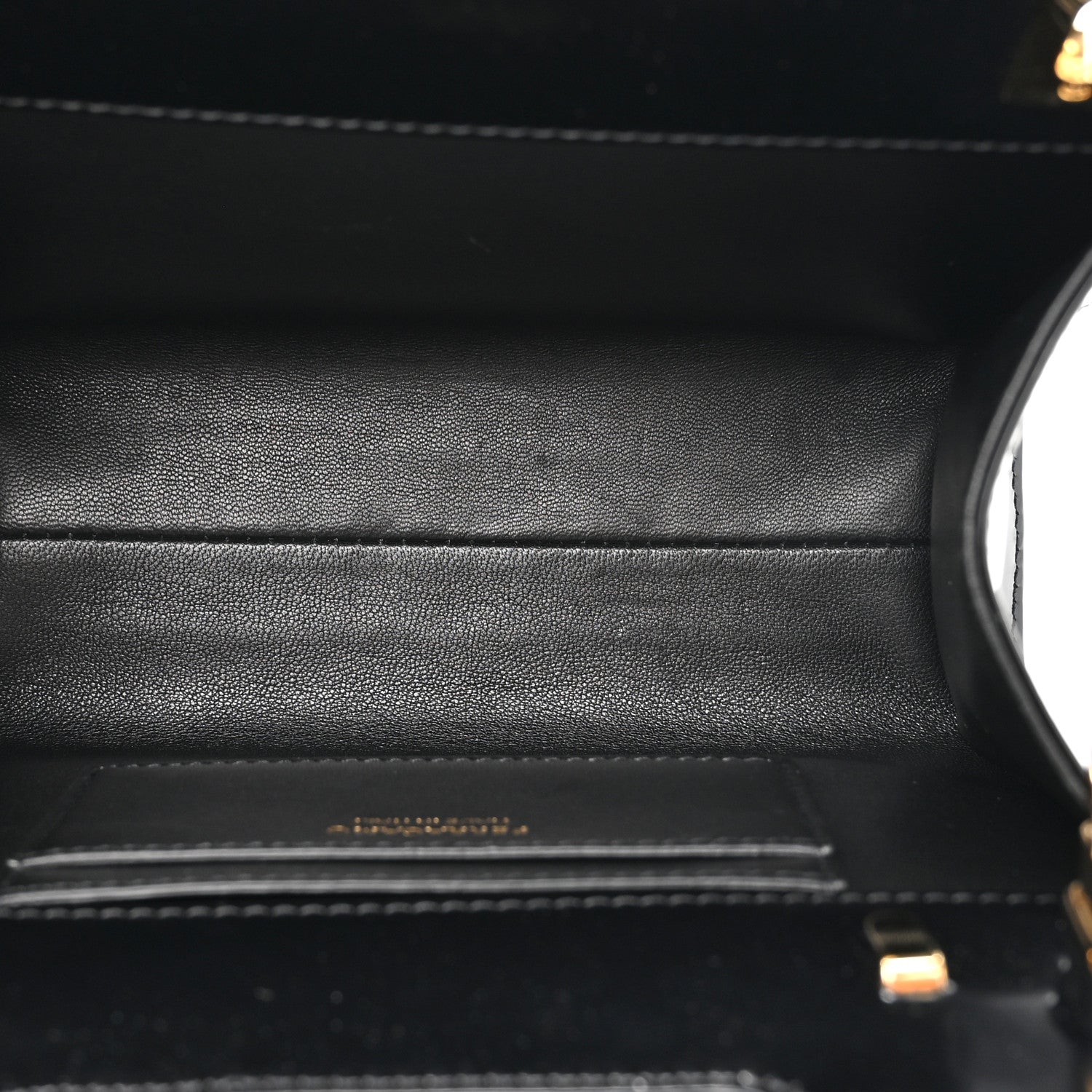 Salvatore Ferragamo Brushed Calfskin Mini Wanda Top Handle Bag Black 5 of 10