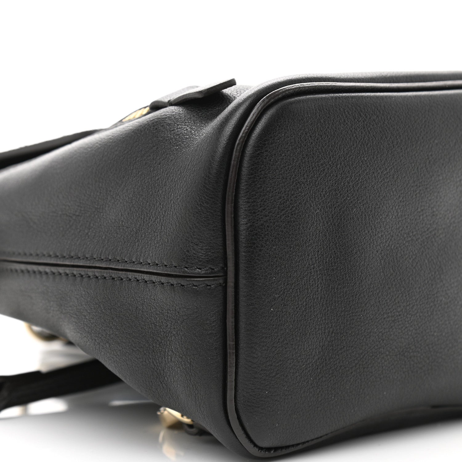 Chloe Suede Calfskin Mini Faye Backpack Black 9 of 11