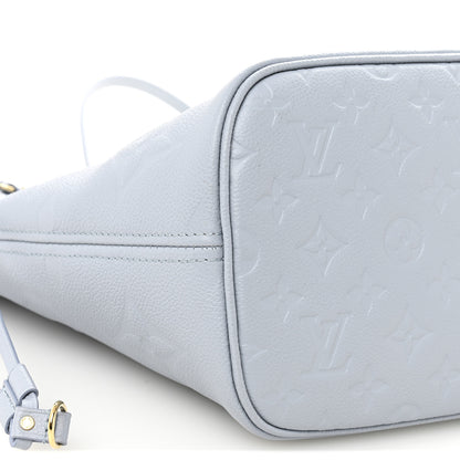 Louis Vuitton Empreinte Monogram Giant Neverfull MM Blue Hour 8 of 9