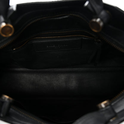 Balenciaga Veau Soyeux Perforated Blackout Hardware S City Black 5 of 11