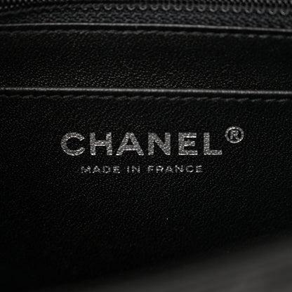 Chanel Lambskin Chevron Quilted Mini Square Flap So Black 6 of 11