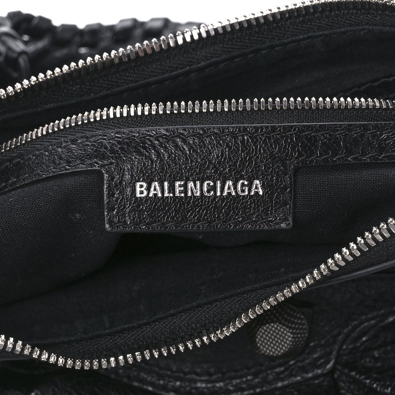 Balenciaga Agneau Arena Small Le Cagole Shoulder Bag Black 6 of 11