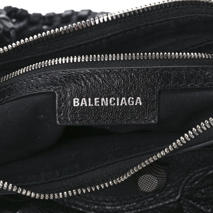 Balenciaga Agneau Arena Small Le Cagole Shoulder Bag Black 6 of 11