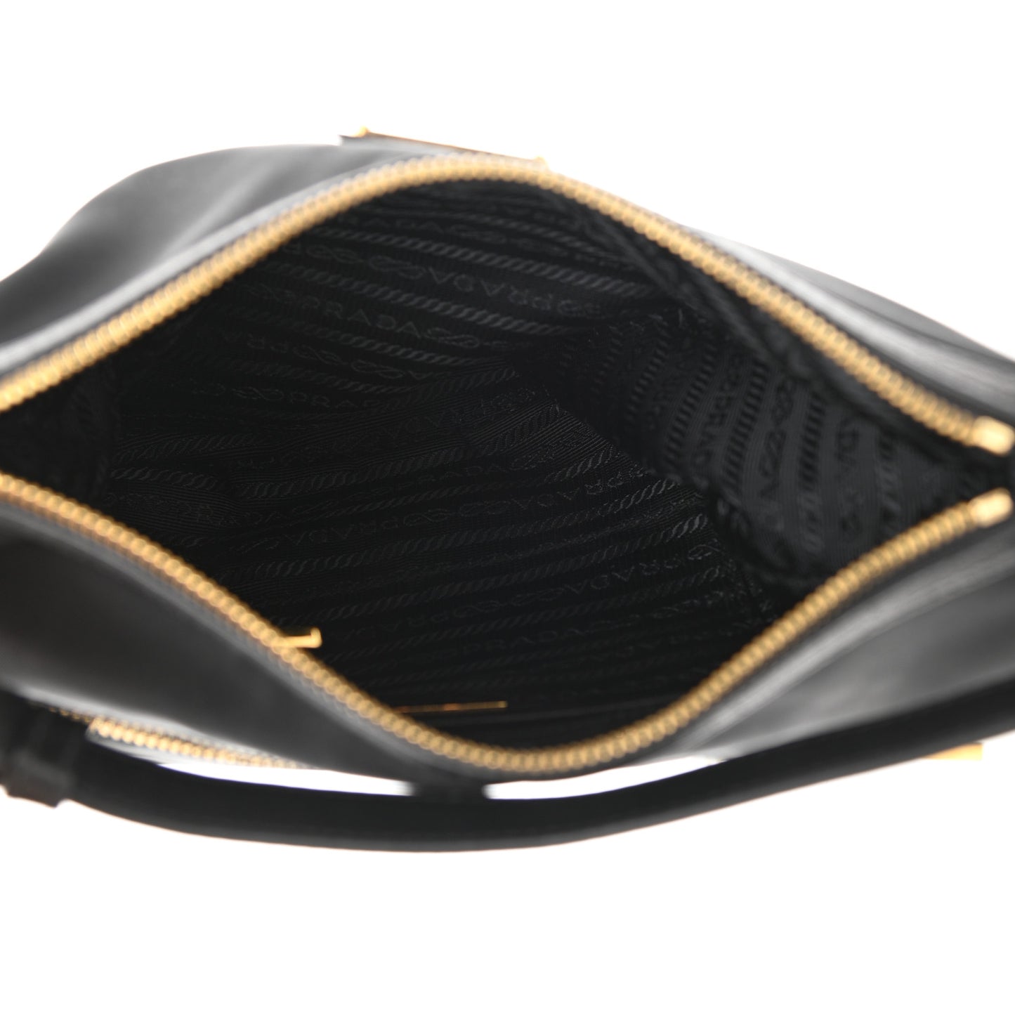 Tessuto Nylon Saffiano Crossbody Bag Black