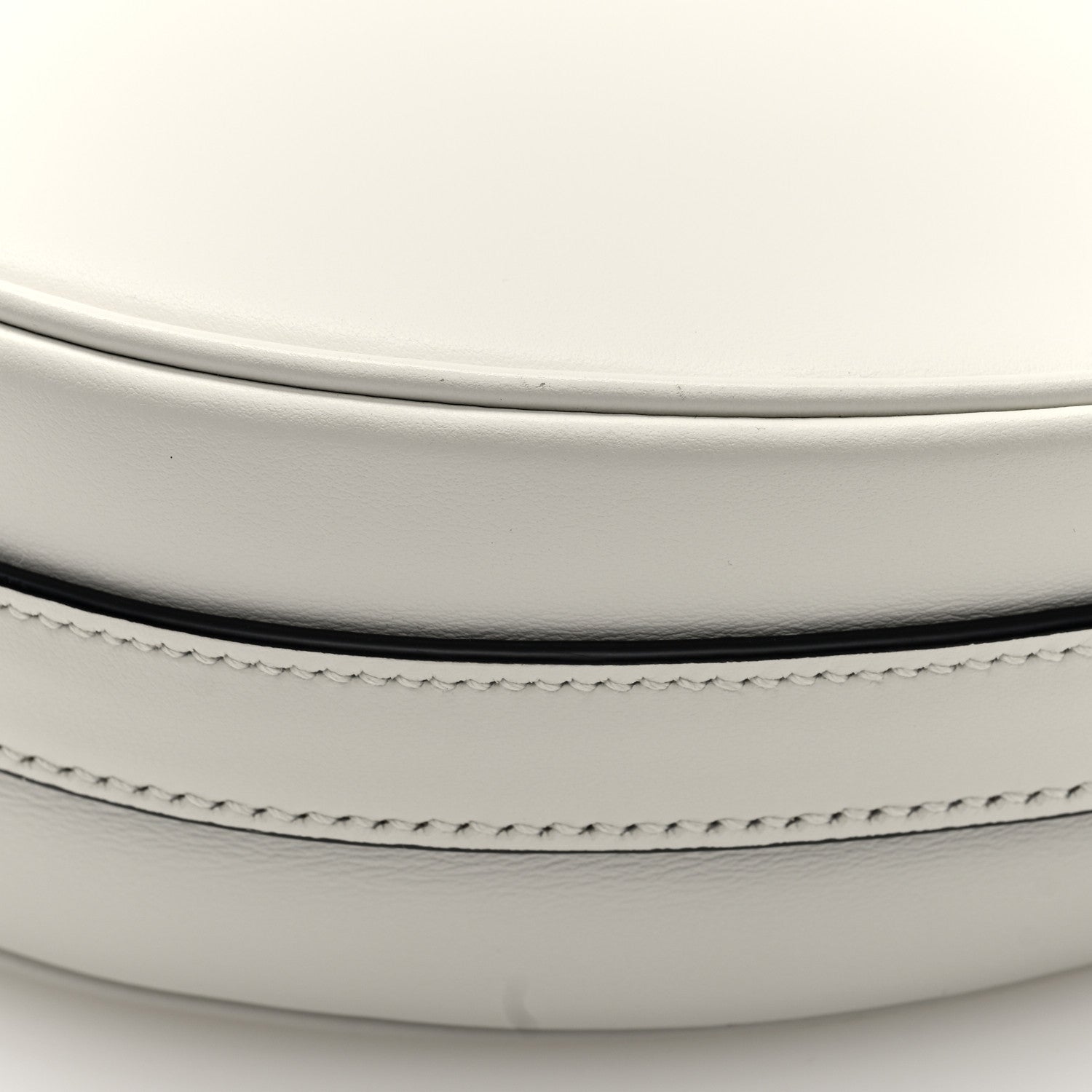 Prada Soft Calfskin Arque Shoulder Bag White 9 of 9