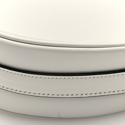 Prada Soft Calfskin Arque Shoulder Bag White 9 of 9