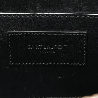 Saint Laurent Calfskin Studded Classic Duffle 6 Black 6 of 10