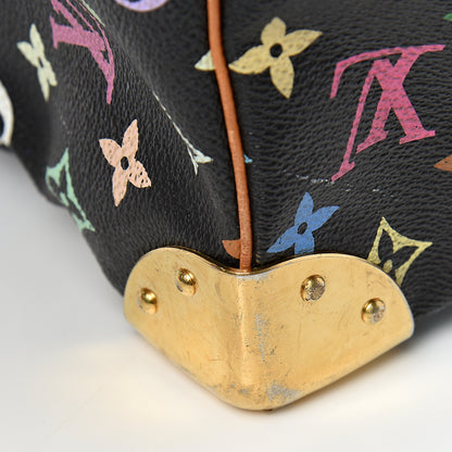 Louis Vuitton Monogram Multicolor Keepall 45 Black 9 of 27
