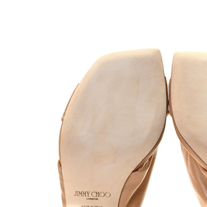 Jimmy Choo Nappa Avenue 50 Mules 39 Caramel 8 of 15