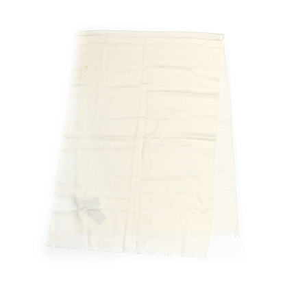 Gucci Wool Silk GG Monogram GGNat Plus Scarf White 2 of 5