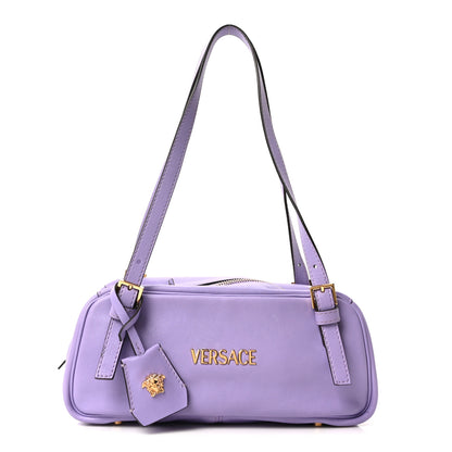 Versace Lambskin Tag Bowling Bag Lilac 1 of 10