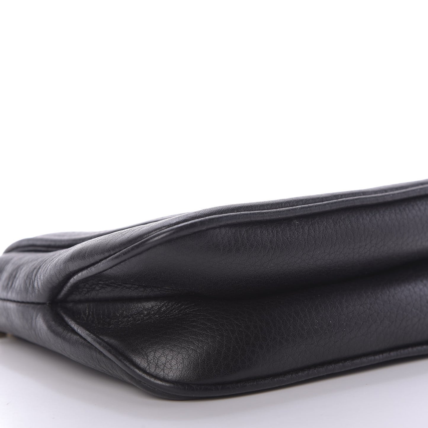 Pebbled Calfskin Small 1973 Chain Shoulder Bag Black