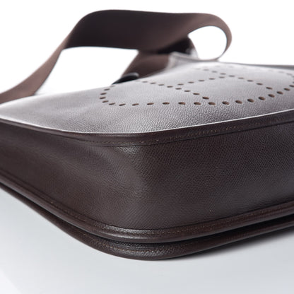 Hermes Epsom Evelyne II PM Chocolate 8 of 10