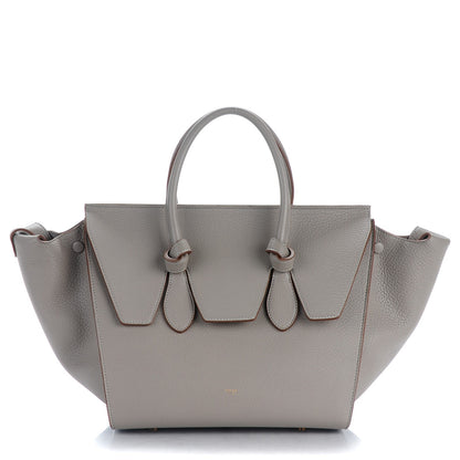 Celine Crisped Calfskin Small Tie Tote Medium Grey 1 of 10
