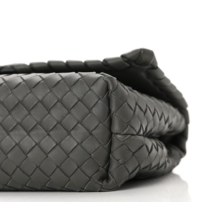 Bottega Veneta Nappa Intrecciato Baby Olimpia Shoulder Bag Steel 9 of 9