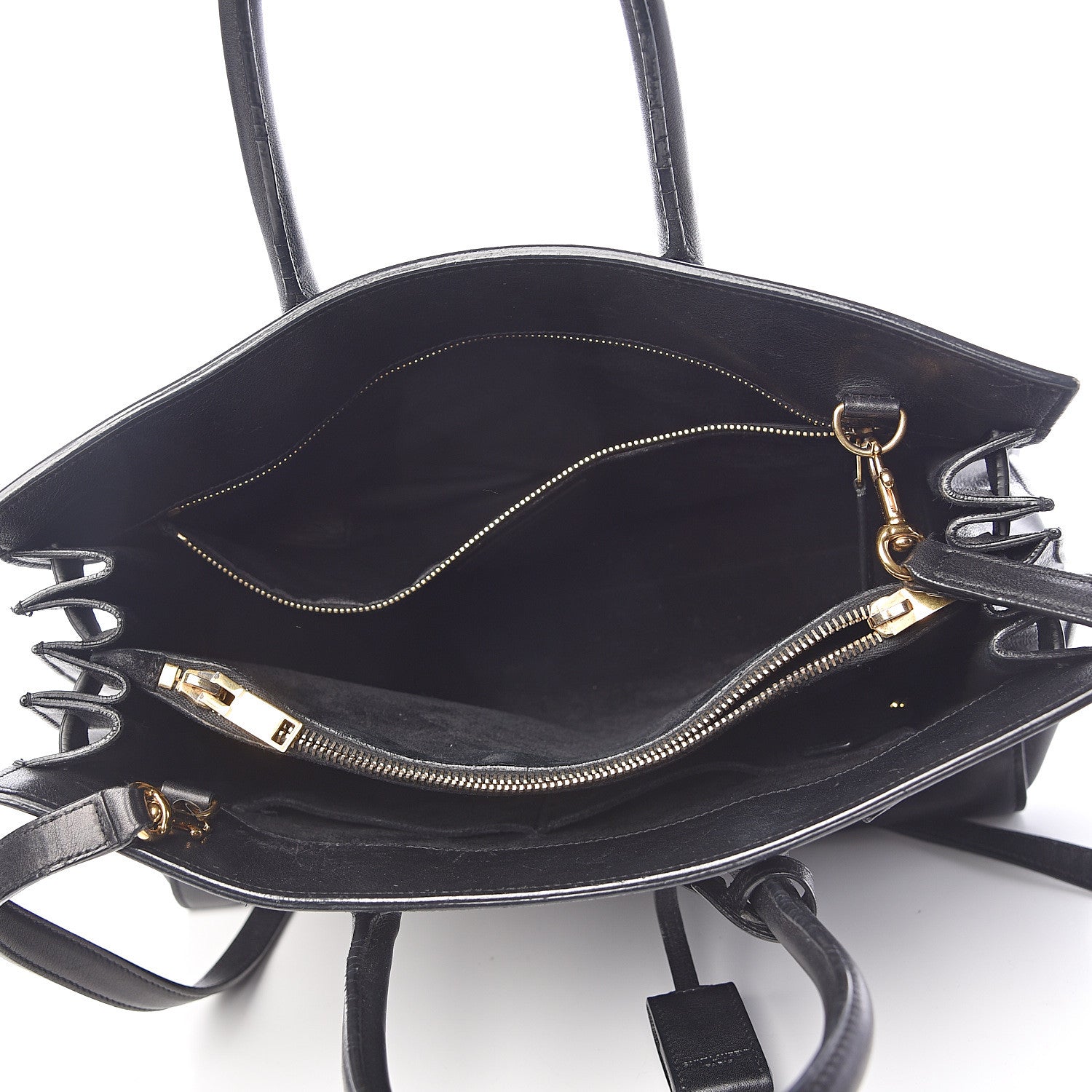 Saint Laurent Calfskin Small Sac De Jour Black 5 of 16