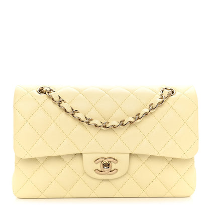 Chanel Caviar Quilted Small Double Flap Light Yellow 1 of 11