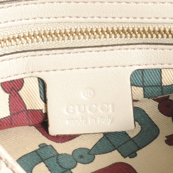 Guccissima Medium Hysteria Tote Off White