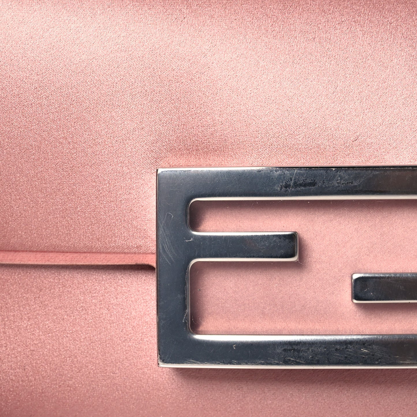 Silk Satin Phone Baguette Blush
