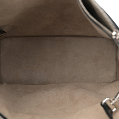 Prada City Calf Grommet Large Double Zip Tote Black 5 of 14