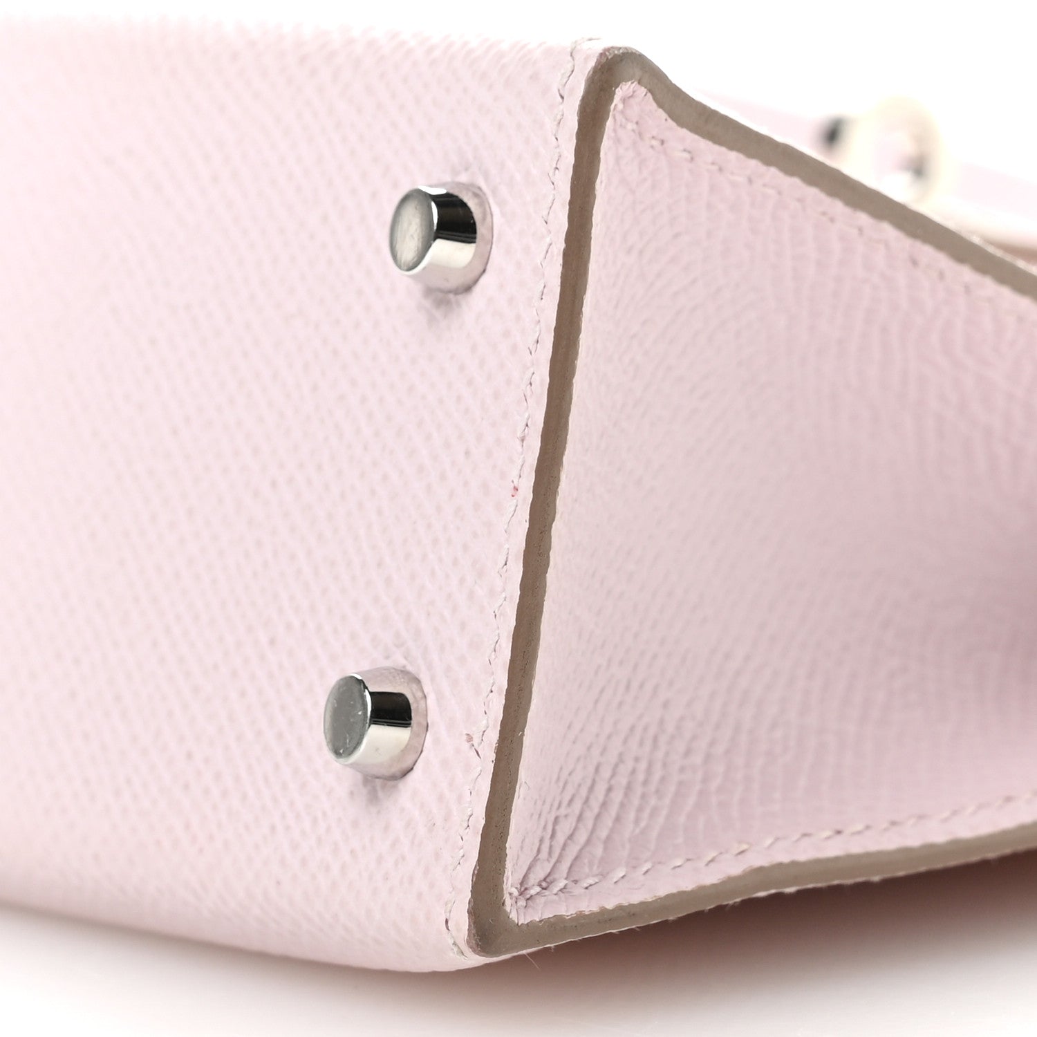 Hermes Epsom Horseshoe Mini Kelly Sellier 20 Mauve Pale Gris Perle 10 of 10