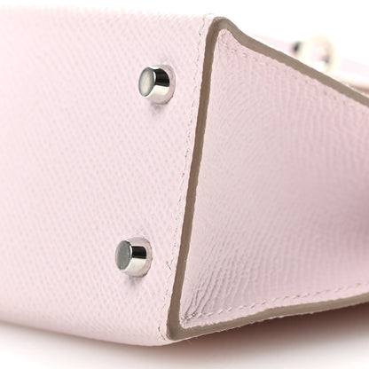 Hermes Epsom Horseshoe Mini Kelly Sellier 20 Mauve Pale Gris Perle 10 of 10