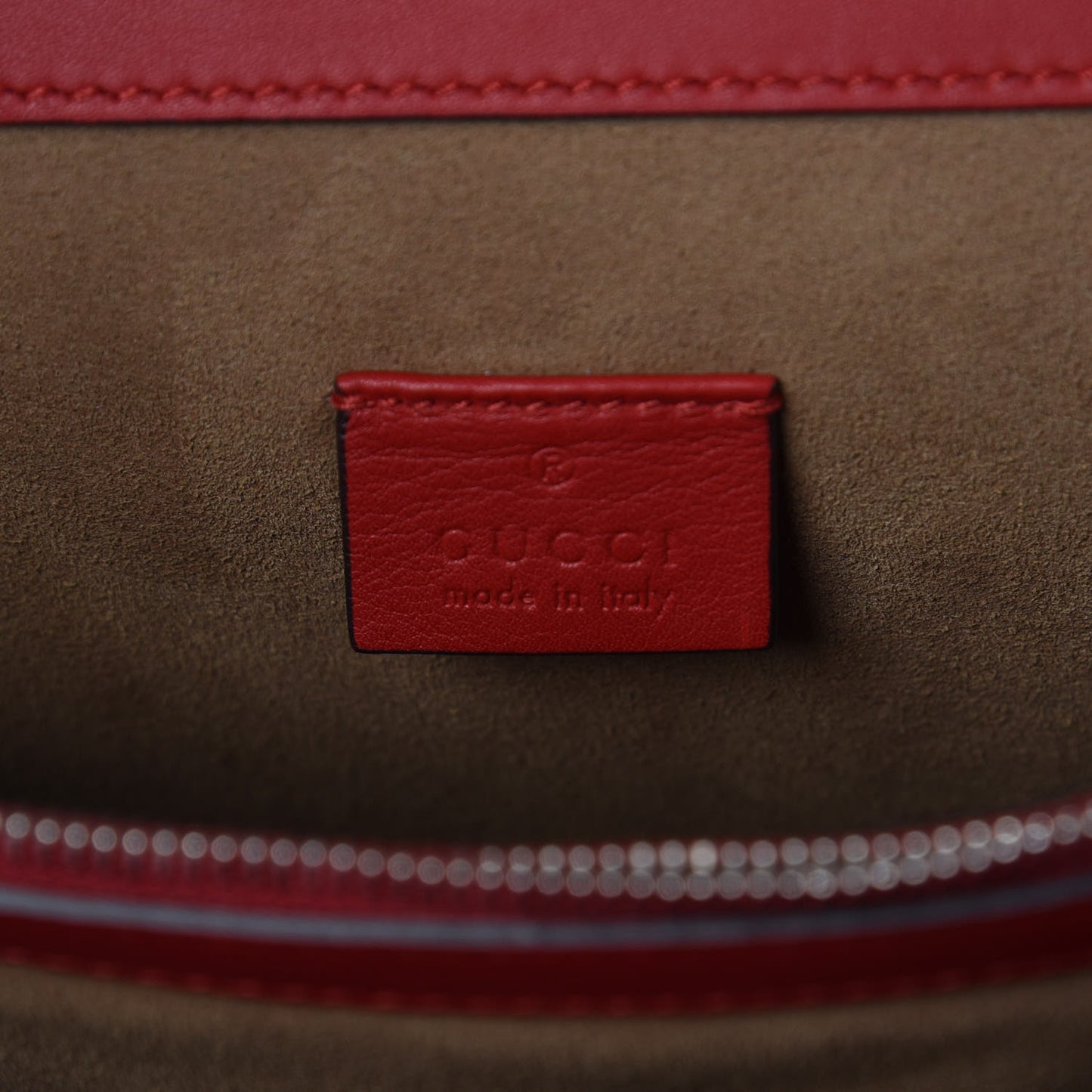 GG Supreme Monogram Arabesque Medium Dionysus Shoulder Bag Hibiscus Red