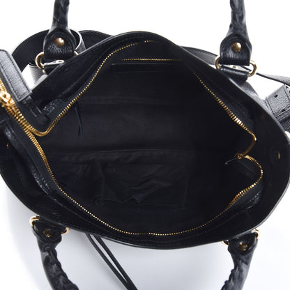 Balenciaga Chevre Gold Metallic Edge Hardware Town Black 6 of 8