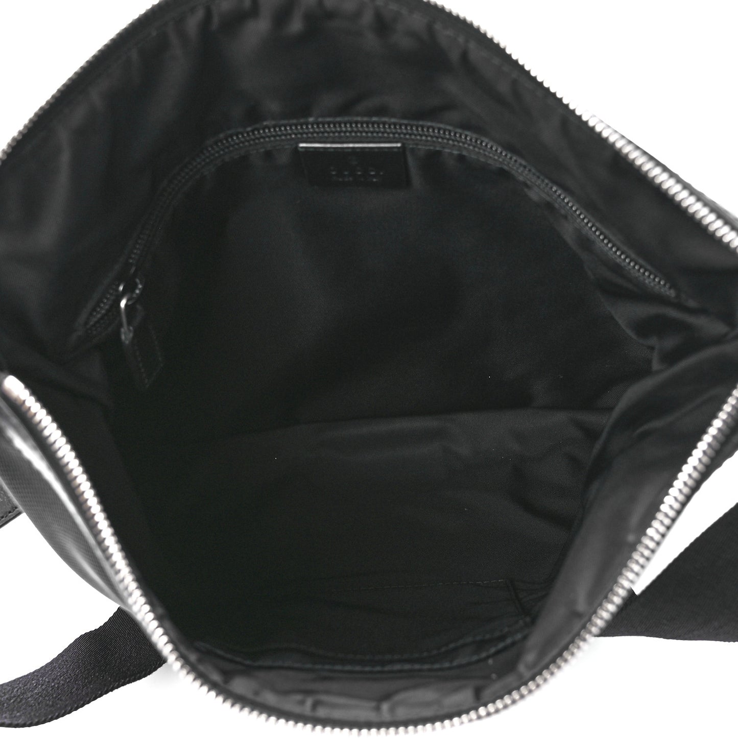 Techno Canvas Web Messenger Bag Black
