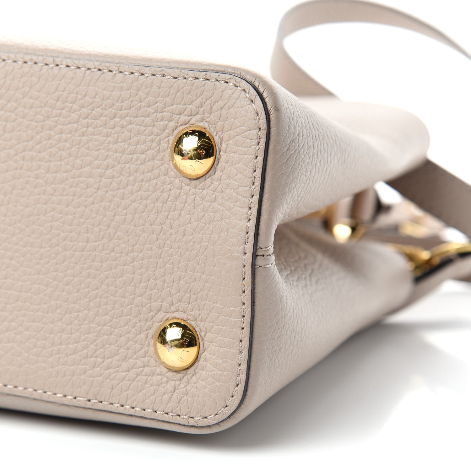 Louis Vuitton Taurillon Capucines PM Galet 8 of 9