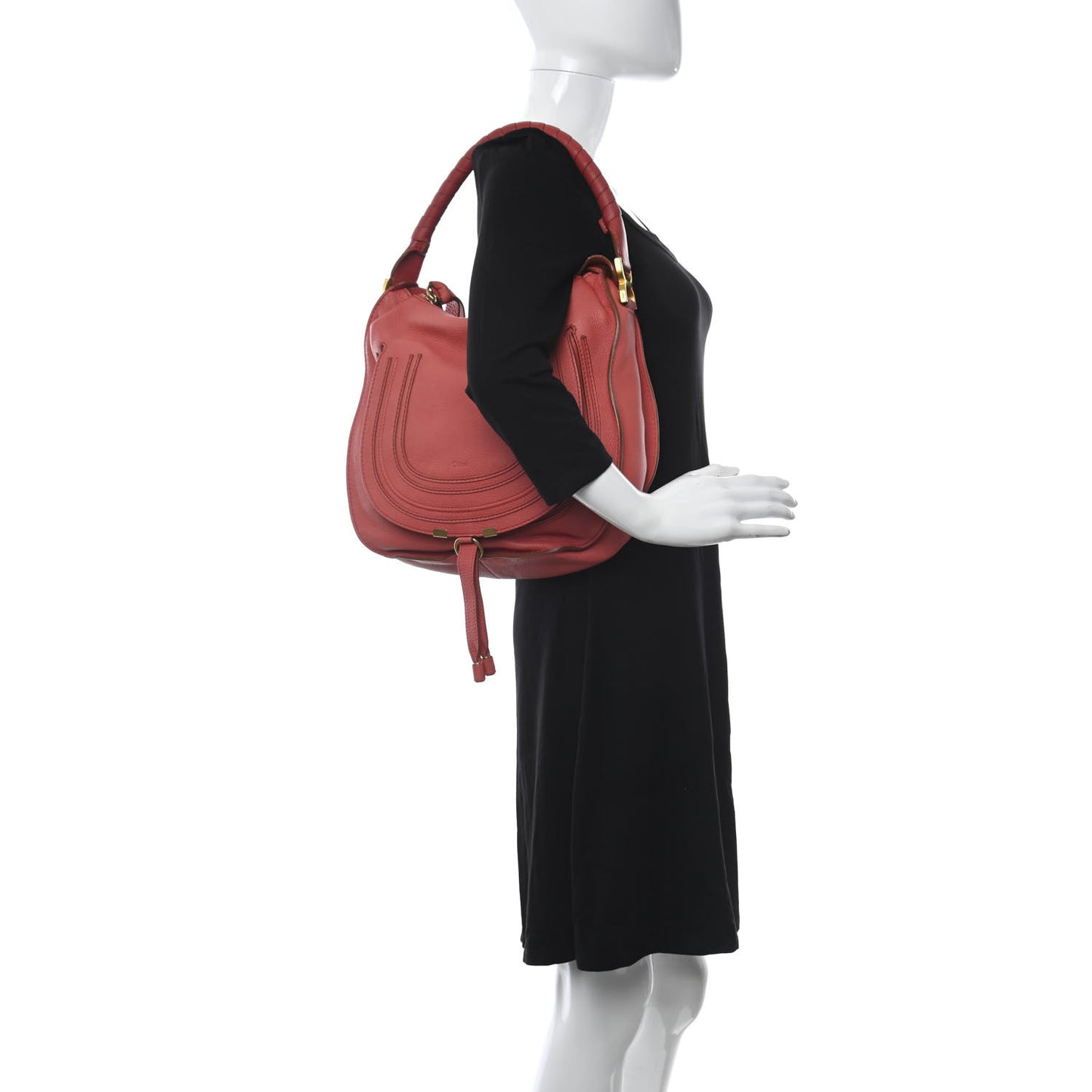 Calfskin Medium Marcie Hobo Paradise Pink