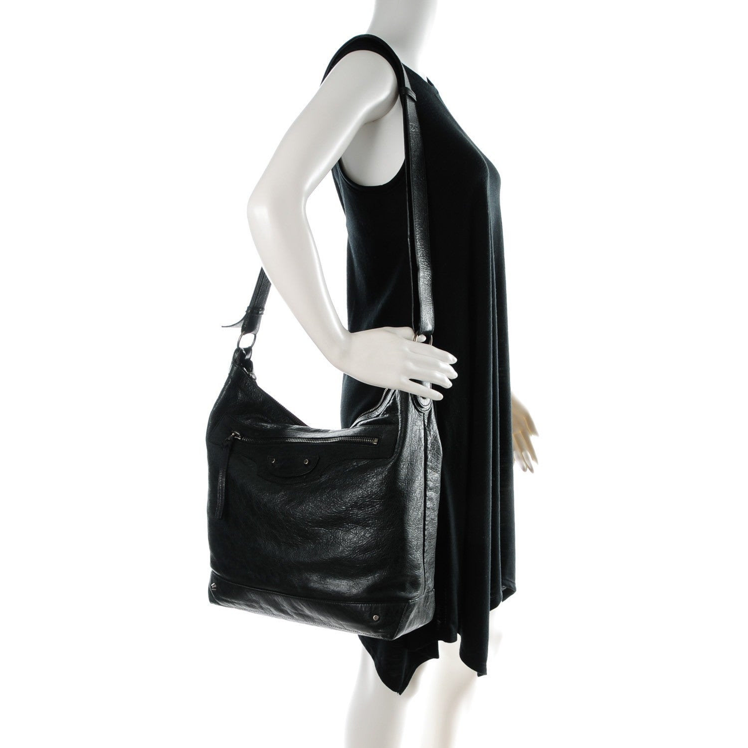 Balenciaga Agneau Day Messenger Black 2 of 7