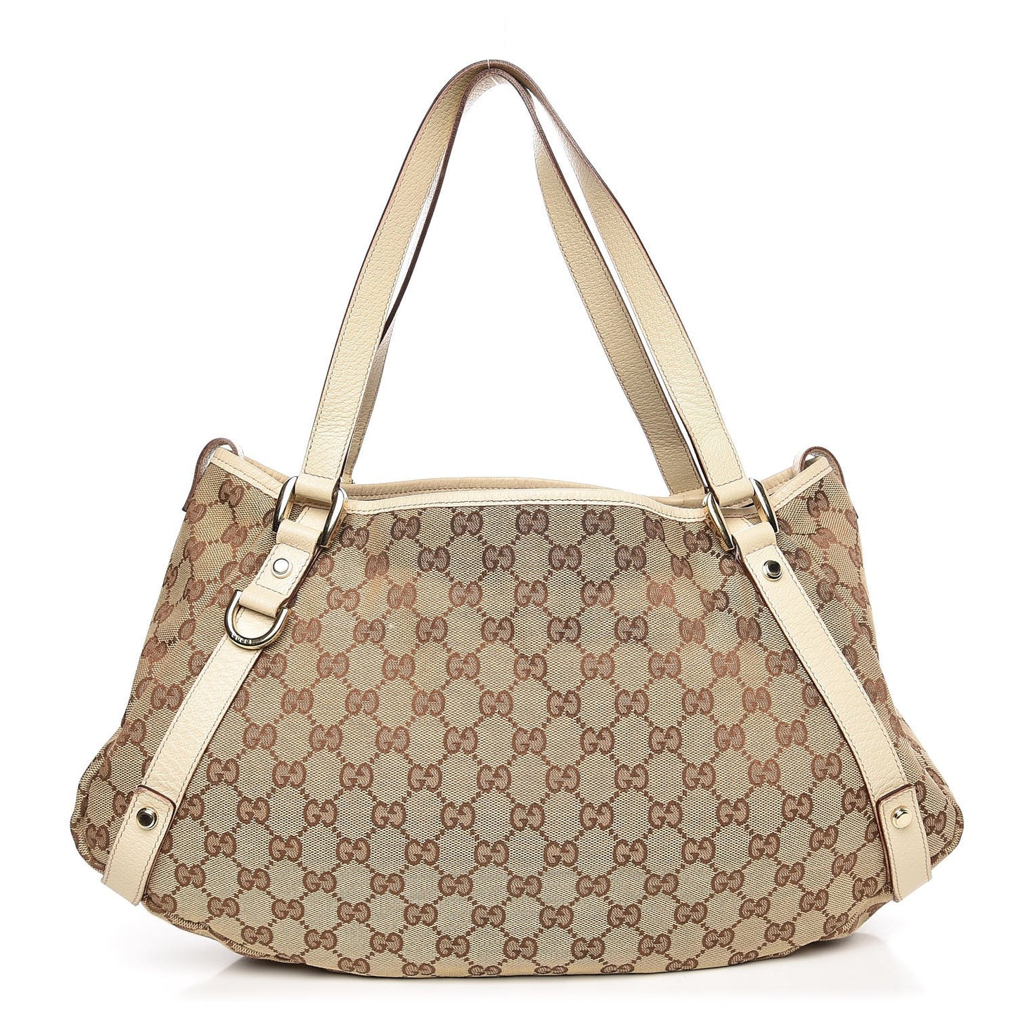 Monogram Medium Abbey Shoulder Bag Ivory
