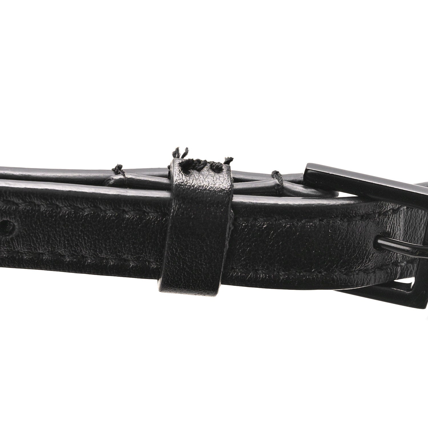 Saint Laurent SAINT LAURENT Calfskin Matelasse Monogram Monochrome Lou Camera Bag Black 14 of 16