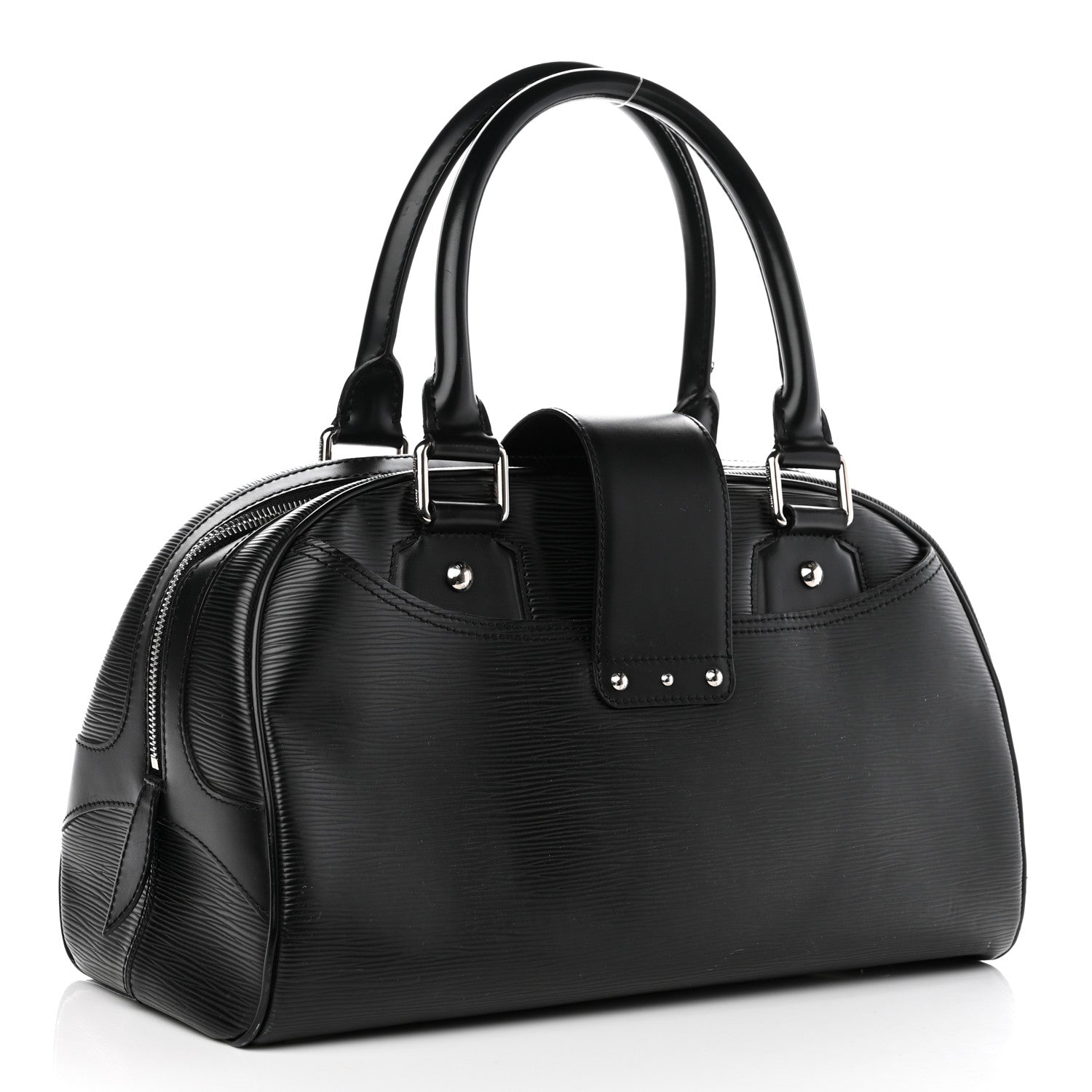 Louis Vuitton Epi Bowling Montaigne GM Black 2 of 9