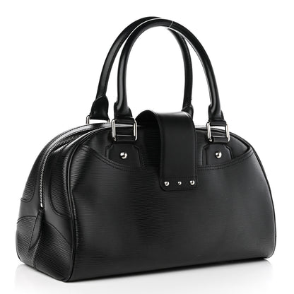 Louis Vuitton Epi Bowling Montaigne GM Black 2 of 9