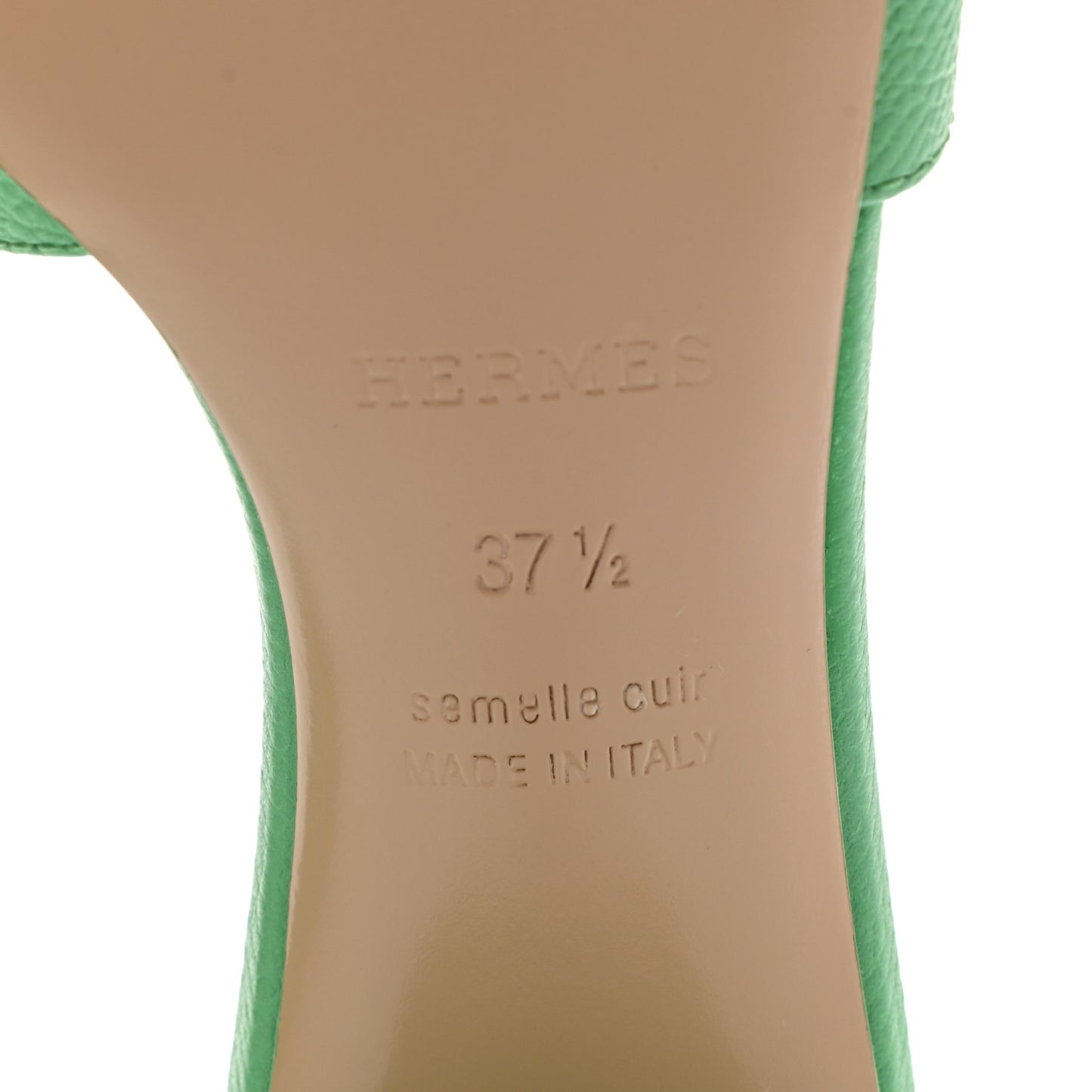 Epsom Oasis Sandals 37.5 Vert Pomme