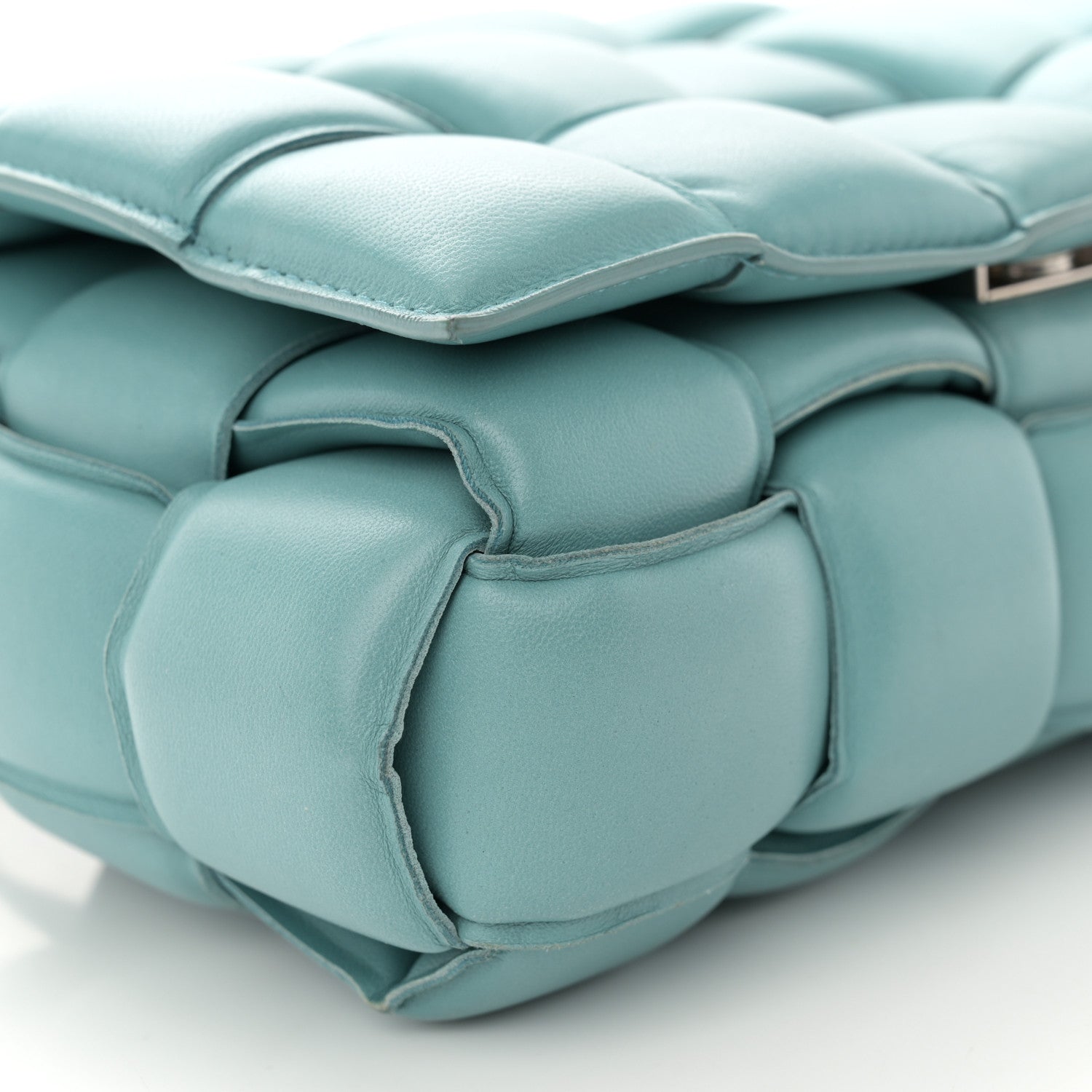 Bottega Veneta Nappa Maxi Intrecciato Padded Cassette Crossbody Bag Linoleum 9 of 13