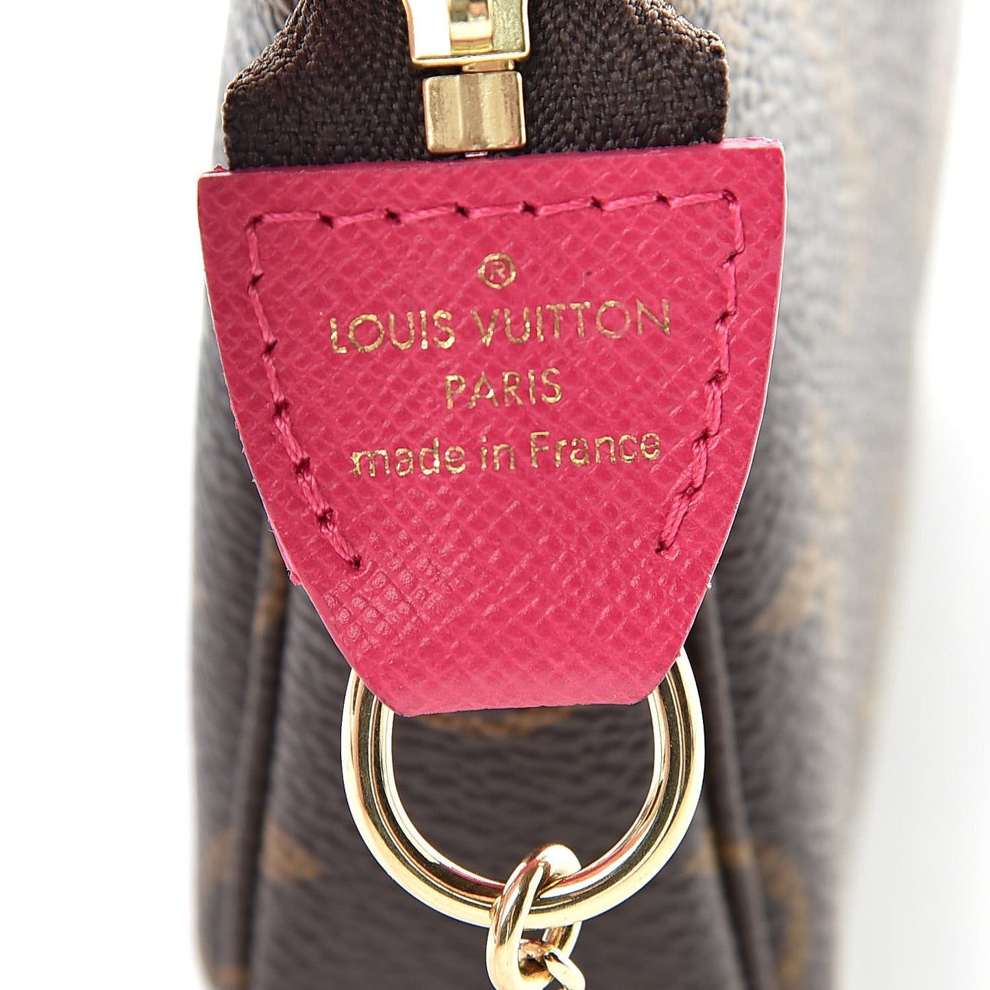 Monogram 2019 Christmas Animation Mini Courchevel Pochette Accessories Fuchsia