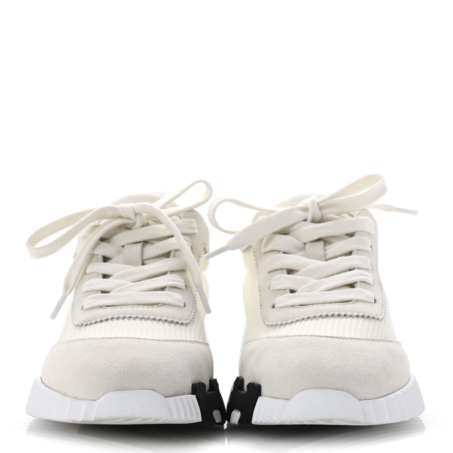 Graphic Mesh Suede Goatskin Womens Bouncing Sneakers  36 White