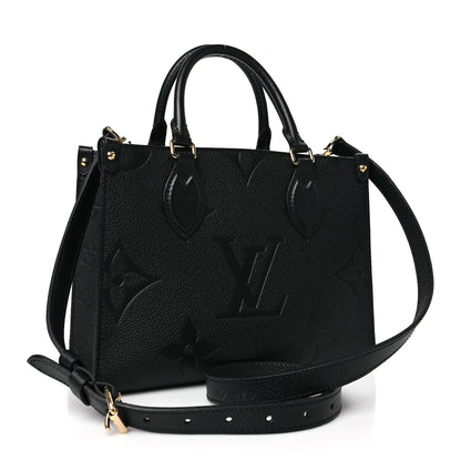 Louis Vuitton Empreinte Monogram Giant Onthego PM Black 3 of 8