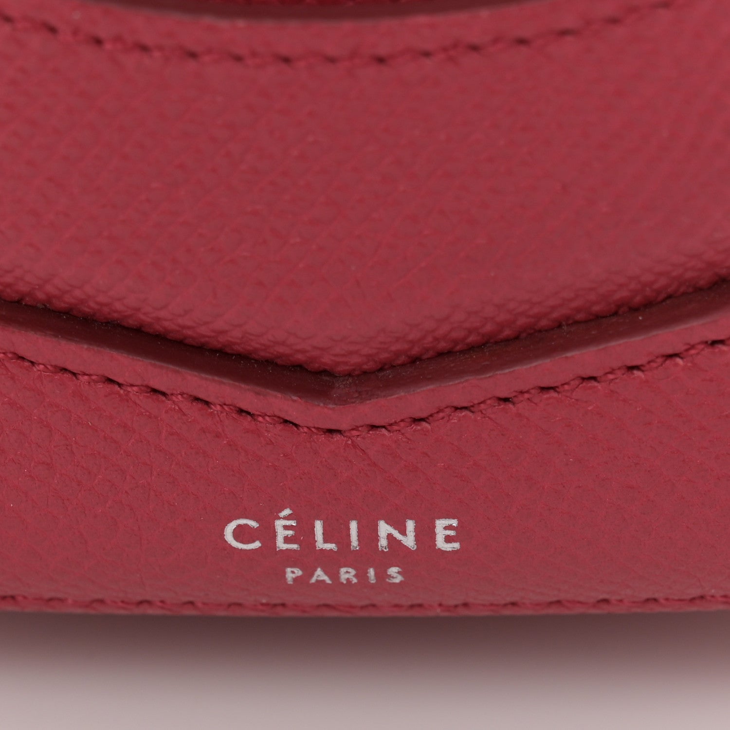 Celine Grained Calfskin Small Trotteur Bubble Pink 6 of 14