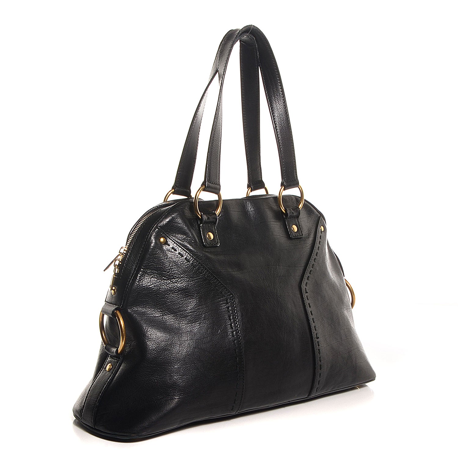 Saint Laurent Calfskin Large Muse Black 3 of 8